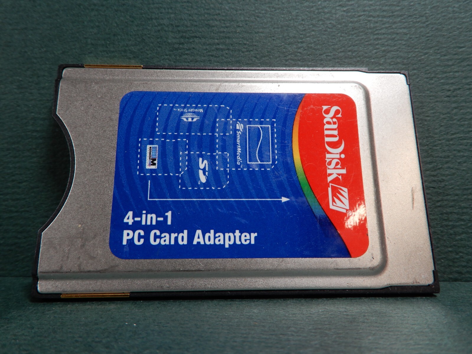 Sandisk 4 in 1 PC Card Adaptor Preowned SDDR-65