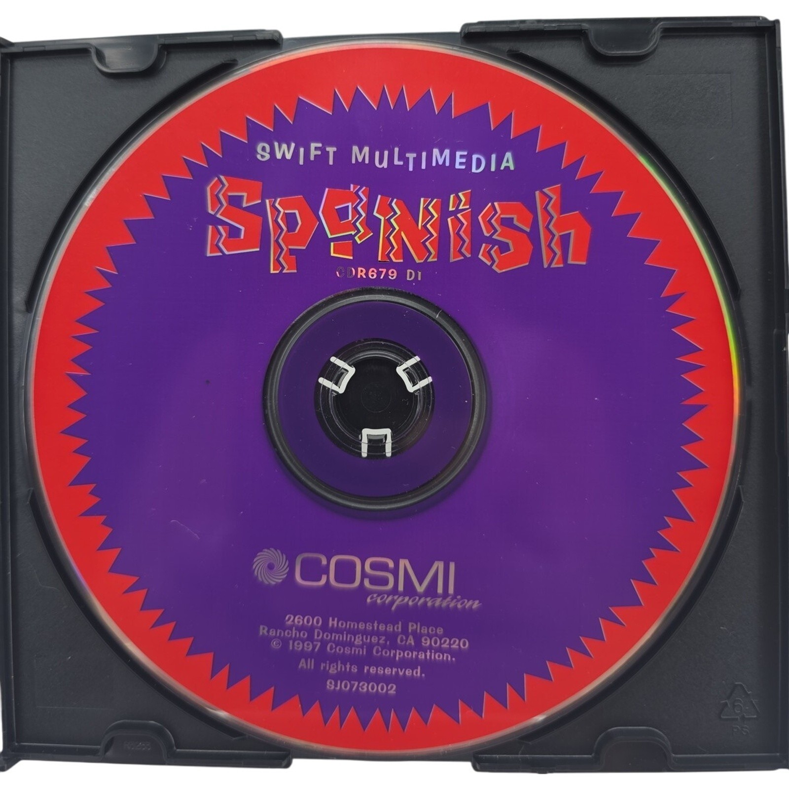 Swift Multimedia Spanish Language Learning by Cosmi Corporation 1997 Disc Only