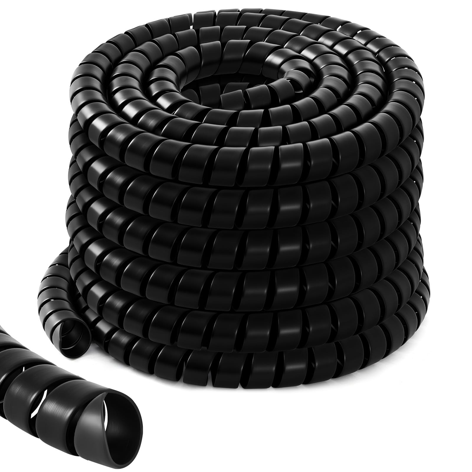 Innconee 1 Pcs Spiral Wrap Cable Protector, Safe 3/4" Od x 20' Pre Cut Length...