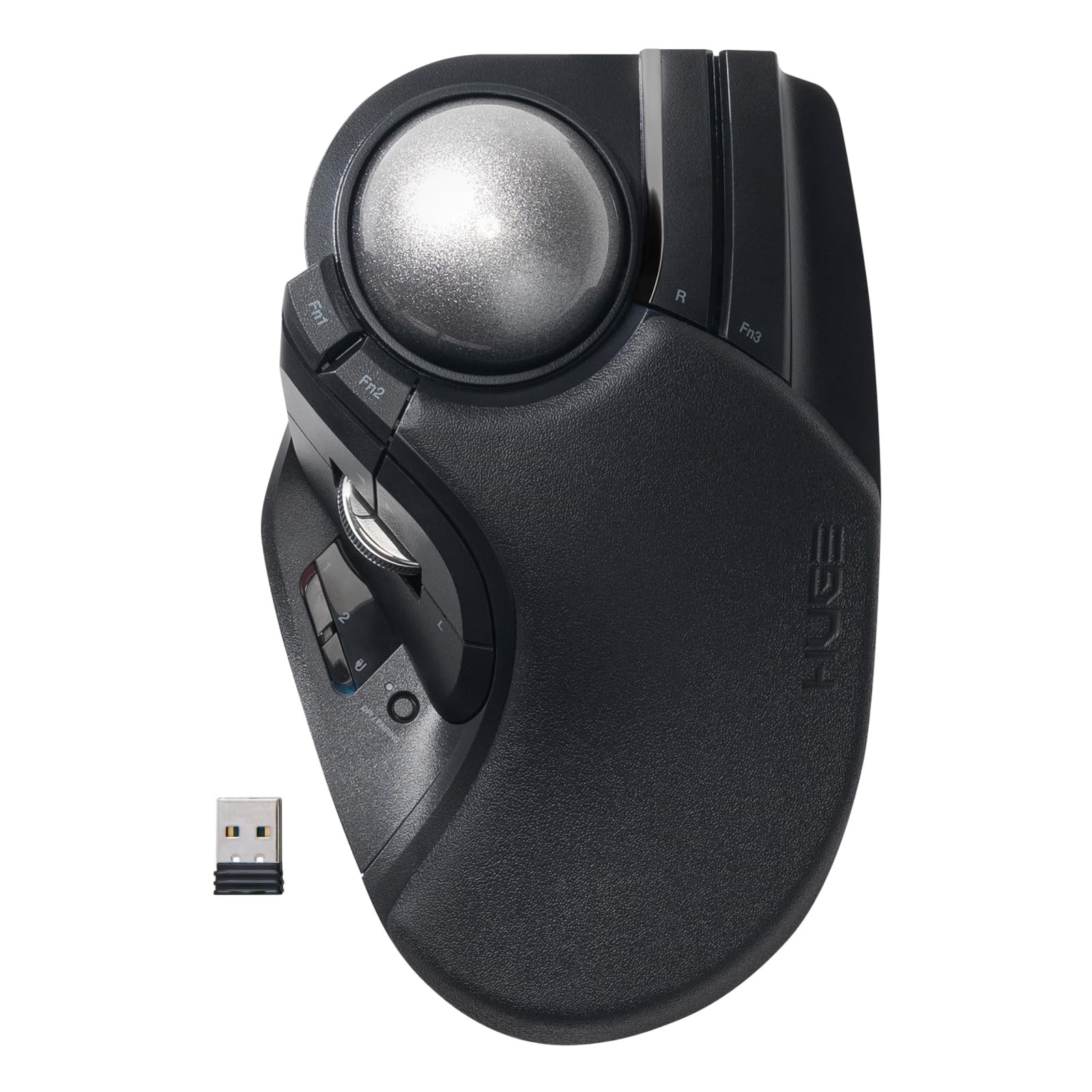 ELECOM HUGE Plus Trackball Mouse M-HT1MRBK-G Bluetooth Wireless Rechargeable