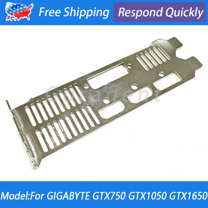 1PC Full High Profile Bracket For Gigabyte GTX730 GTX750 GTX1050 GTX1650 LP 12CM