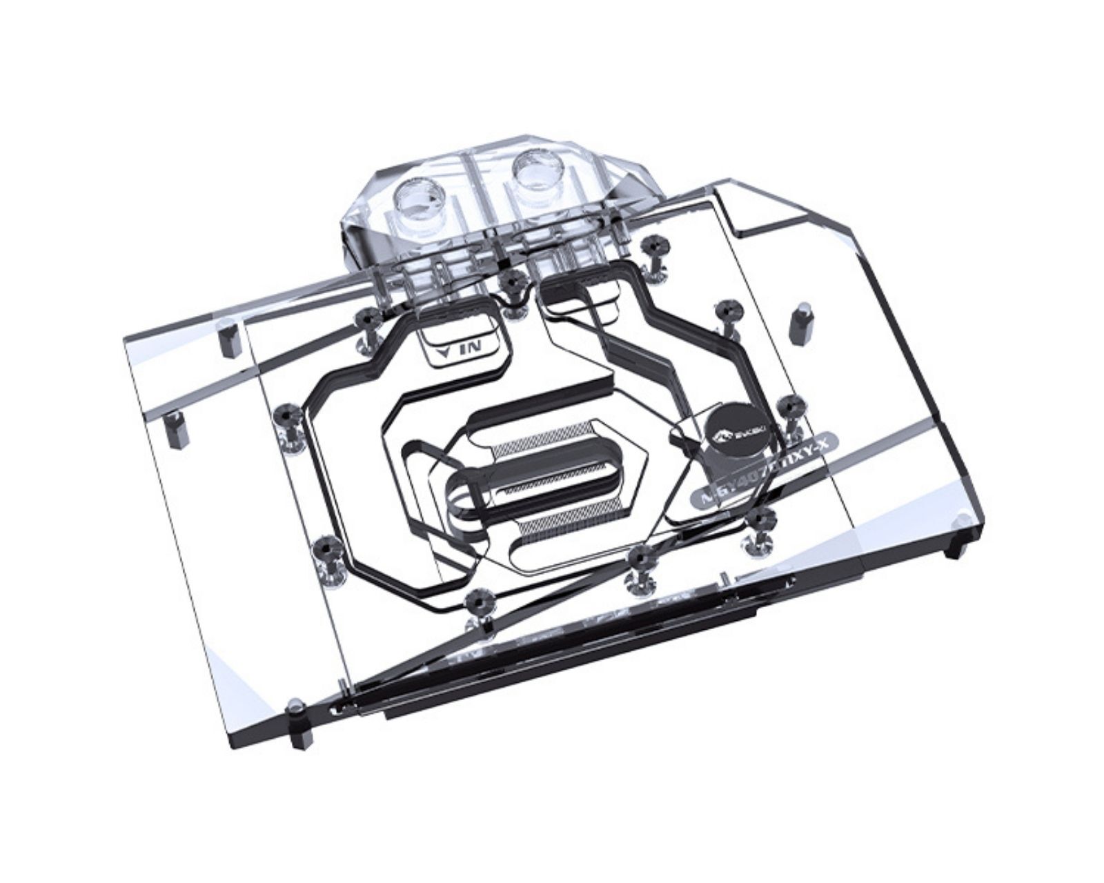 Bykski Full Coverage GPU Water Block and Backplate For GALAX RTX 4070 Ti BOOM...