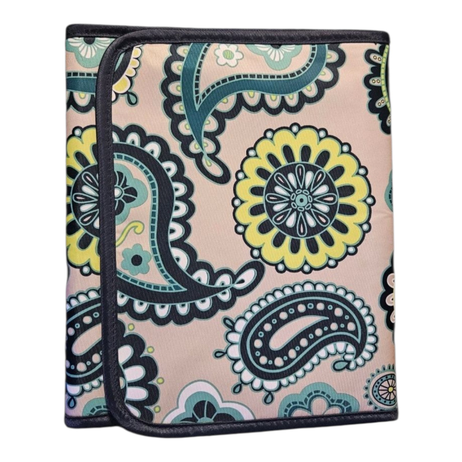 Thirty One Fold It Up Paisley Organizer IPad/Tablet Holder 7"x9" Trifold 