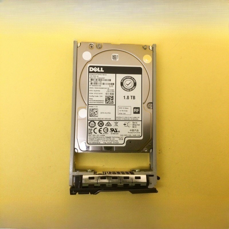 NEW FOR 0VJ7CD DELL 1.8TB 10K 12Gbps SAS 2.5'' ENT HARD DRIVE HDD VJ7CD
