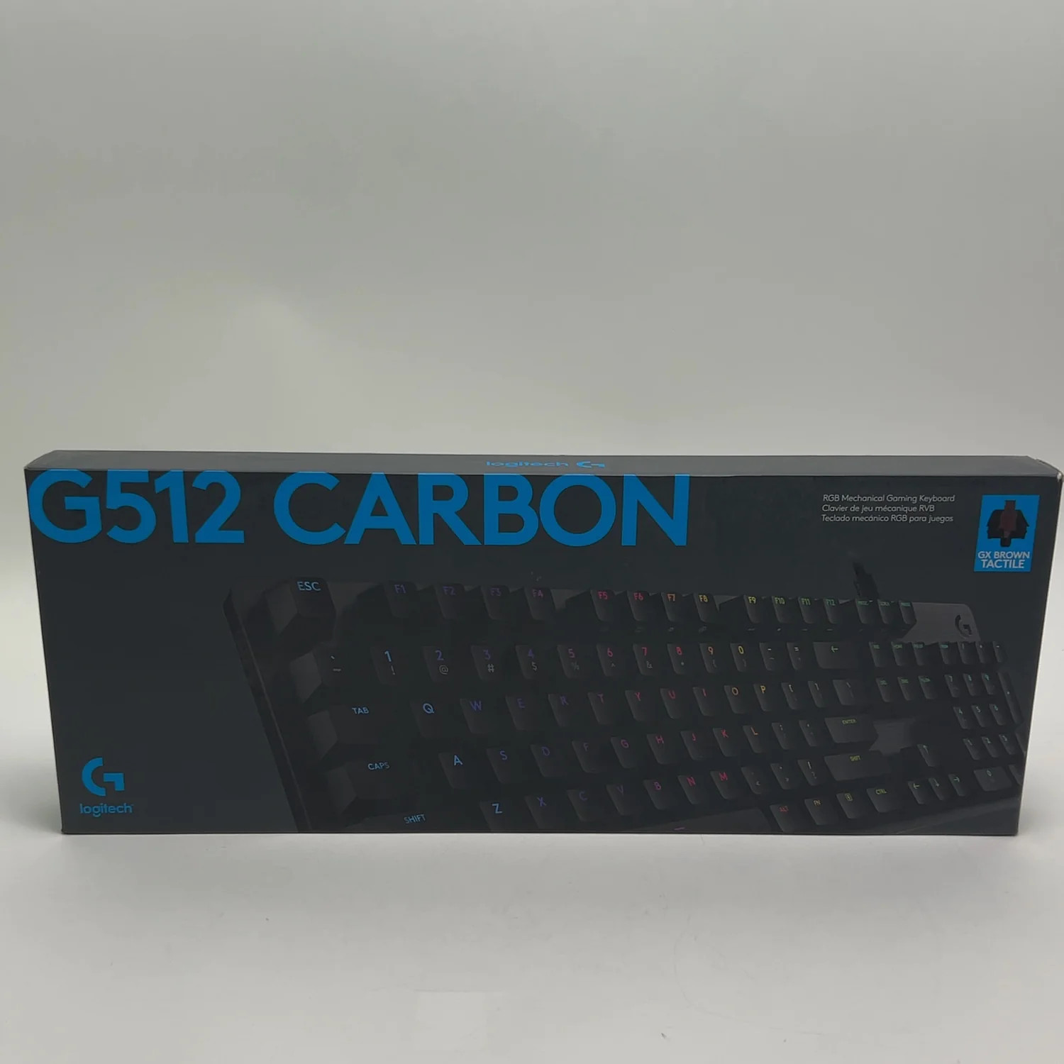 New Logitech G512 Carbon Wired Gaming Keyboard Black