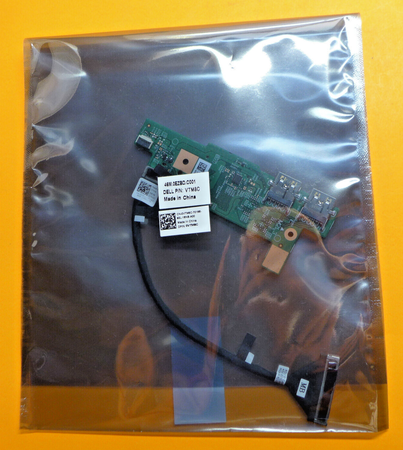 New Dell Inspiron 17 7786 USB Card Reader Board W/Cable D274C