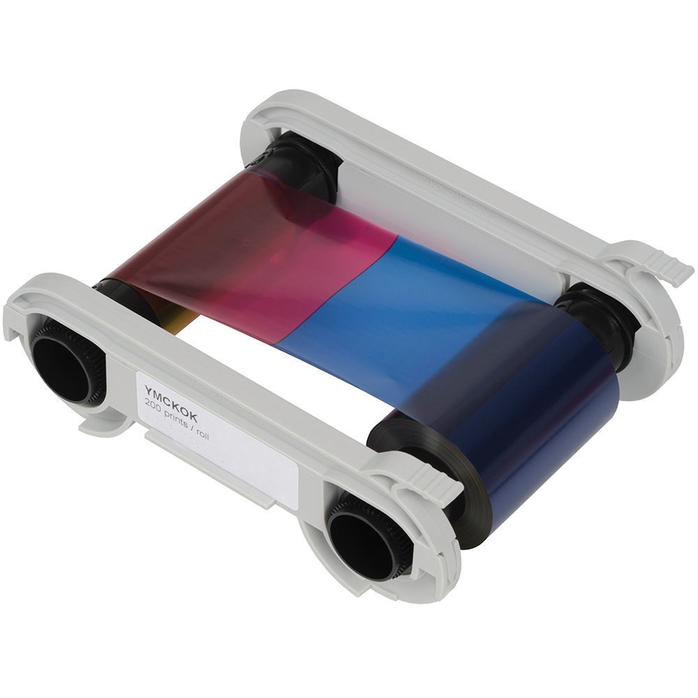 Evolis R6F003AAA Color Ribbon - YMCKOK - 200 prints - Primacy Elypso - New 