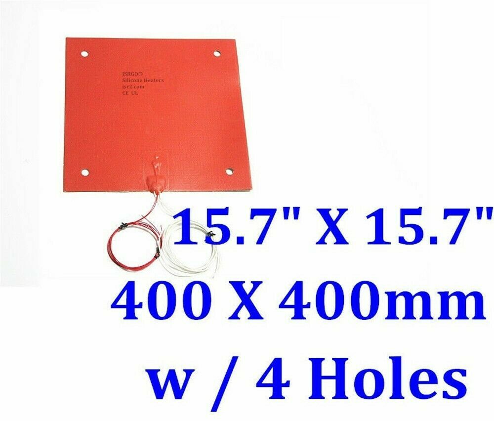 Tronxy X5S 3D Printer Heated Beds Build Plate 15.7" X 15.7" 600W 100K JSRGO PSA