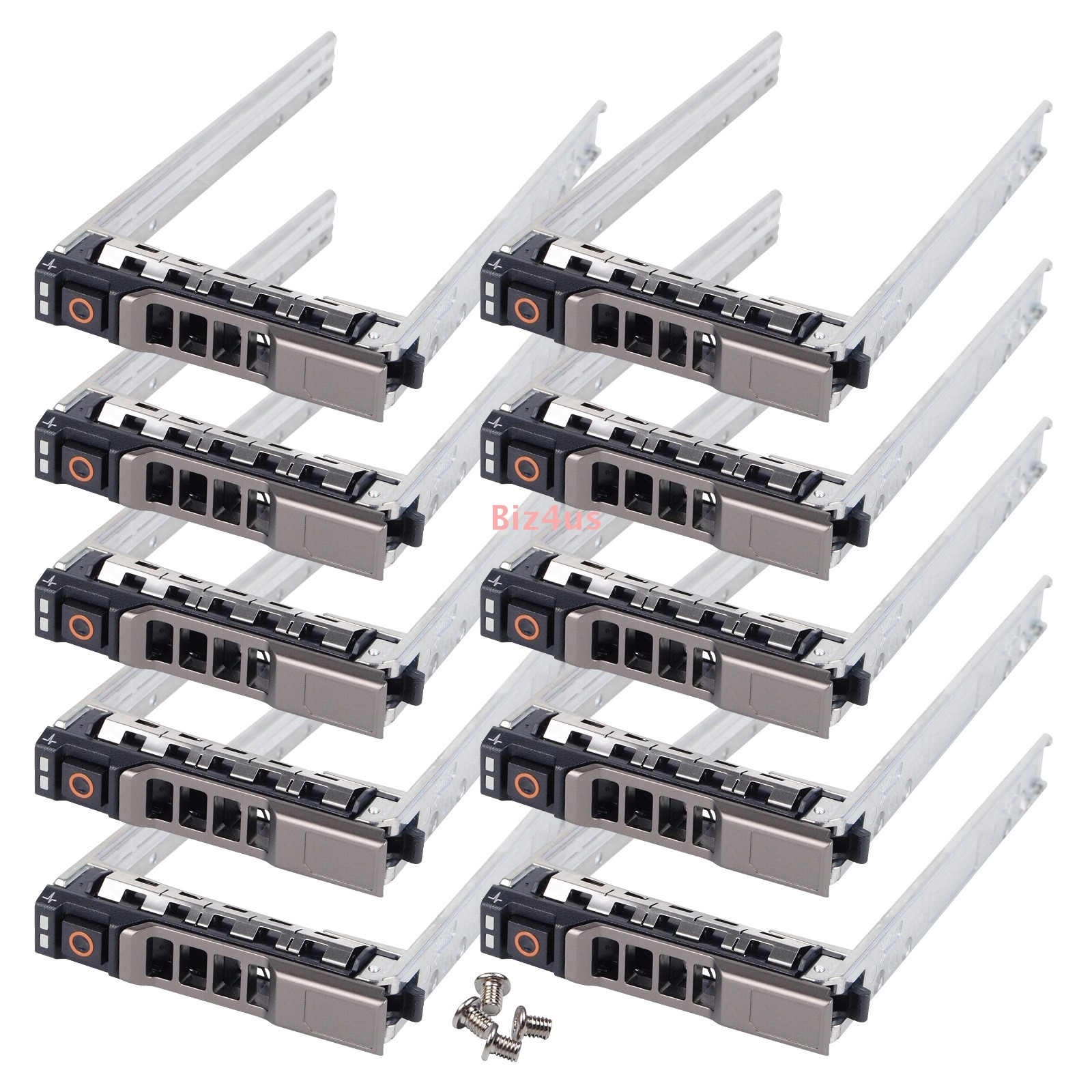 10PCS G176J 2.5" Hard Drive Tray Caddy for DELL R620 R630 R710 R720 R730 R730XD