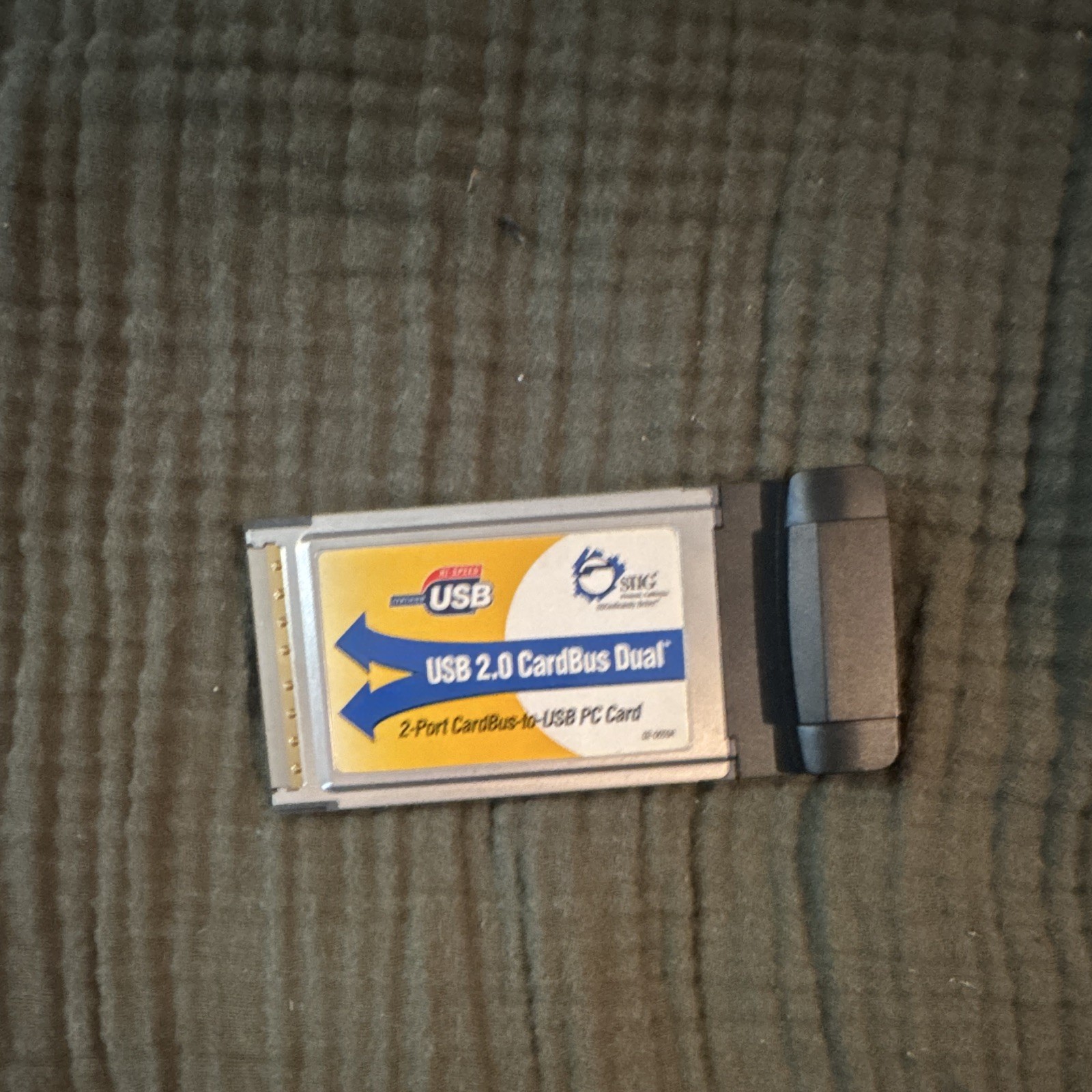 SIIG USB 2.0 CardBus PC Card Adapter 2-Port Model UNTESTED