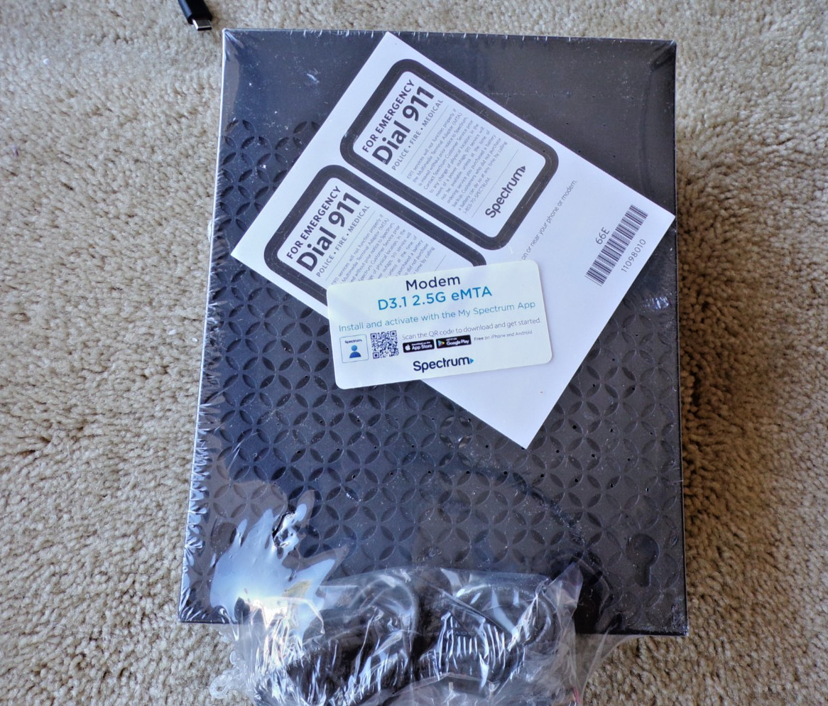 SPECTRUM D3.1 2.5G eMTA Modem @P11