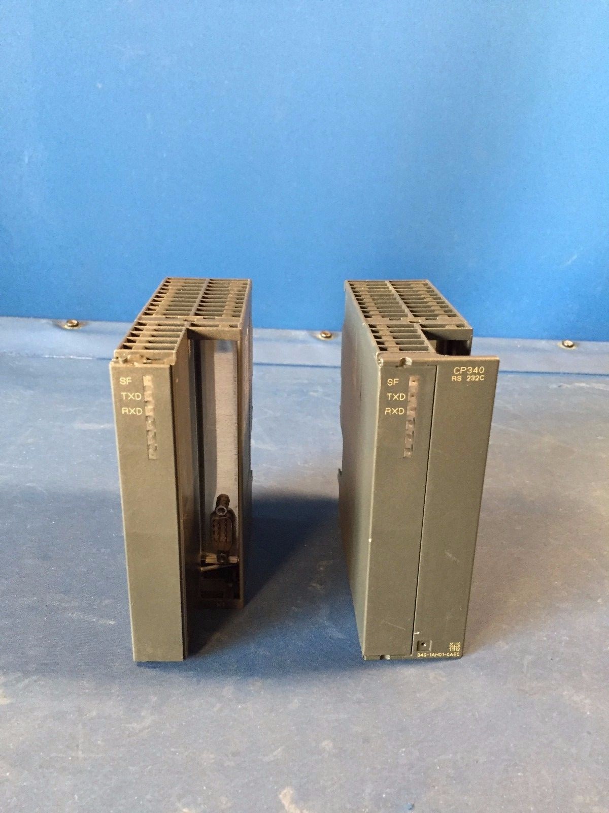 2 SIEMENS SIMATIC S7 CP340 PROCESSOR 6ES7 340-1AH01-0AE