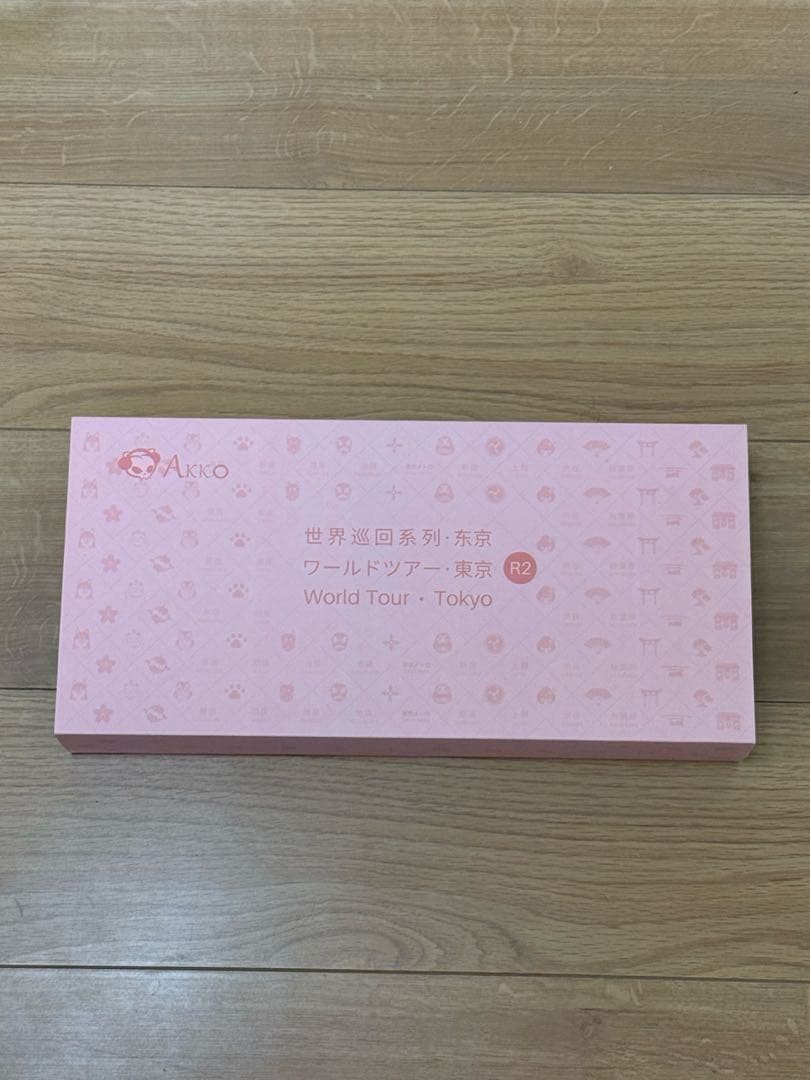Akko Keycaps World Tour Tokyo R2 Pink Gaming Keyboard JP Unused