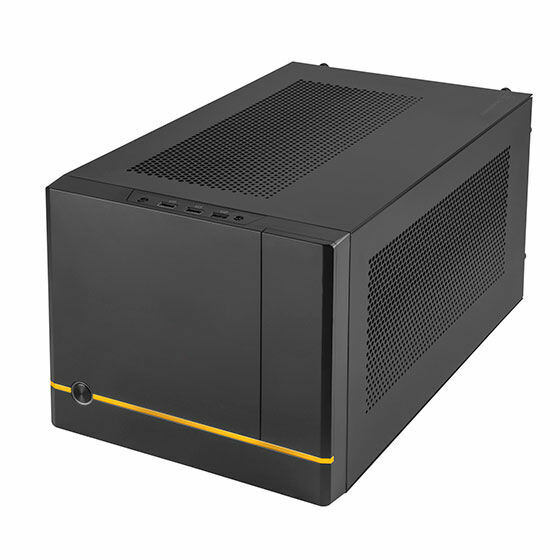 Silverstone SST-SG14B Mini-ITX Configurable Front Panel Cube Chassis