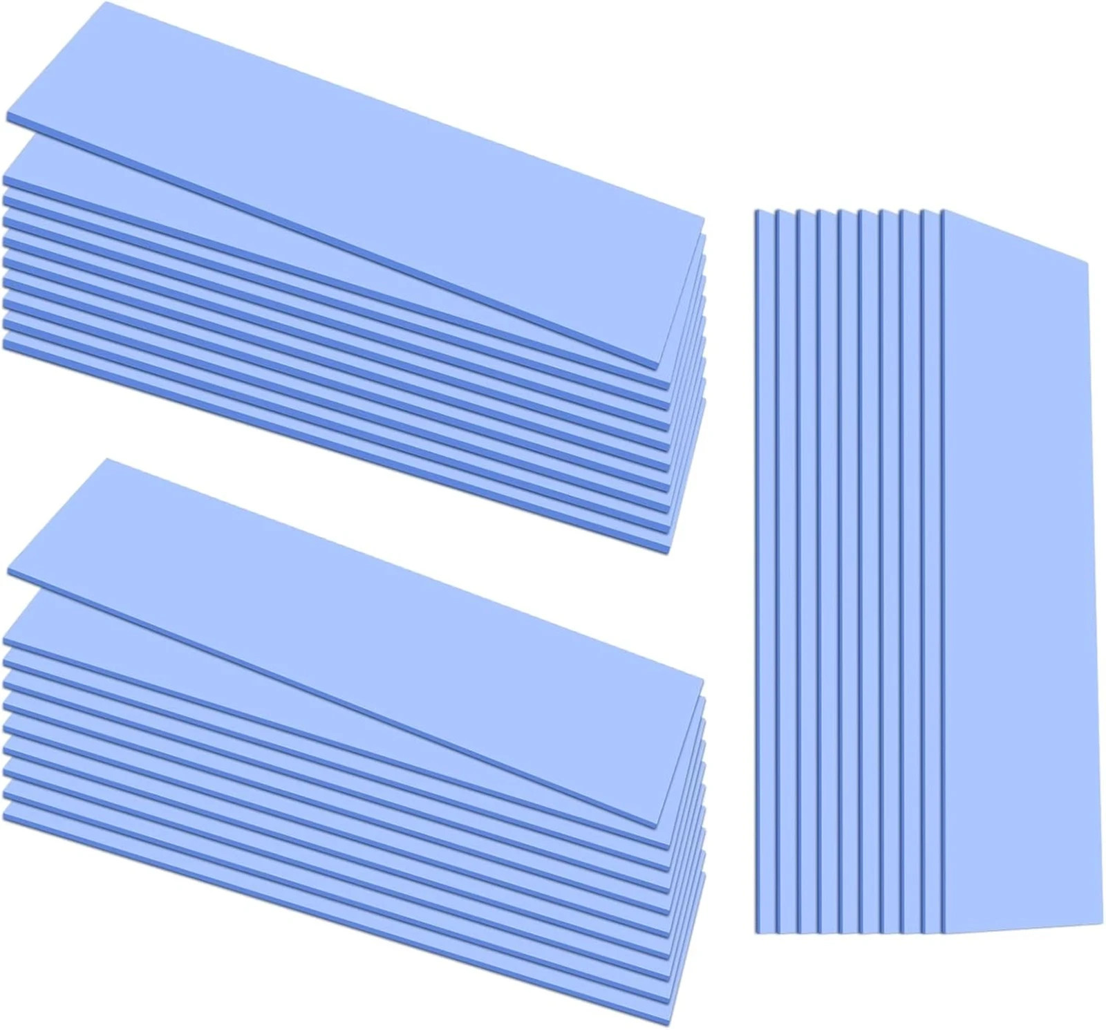 30pcs Silicone Thermal Pads GPU CPU SSD Heat Conduction Conductive Heatsink 0.5