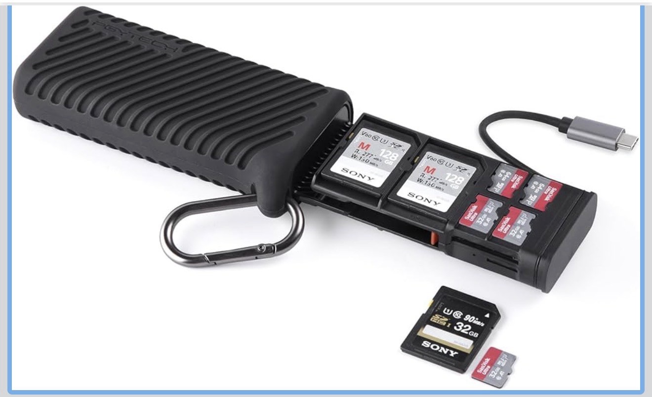 CreateMate High-Speed 2-in-1 SD Card Reader Adapter USB 3.1 Type-C UHS-Ⅱ SD 4...
