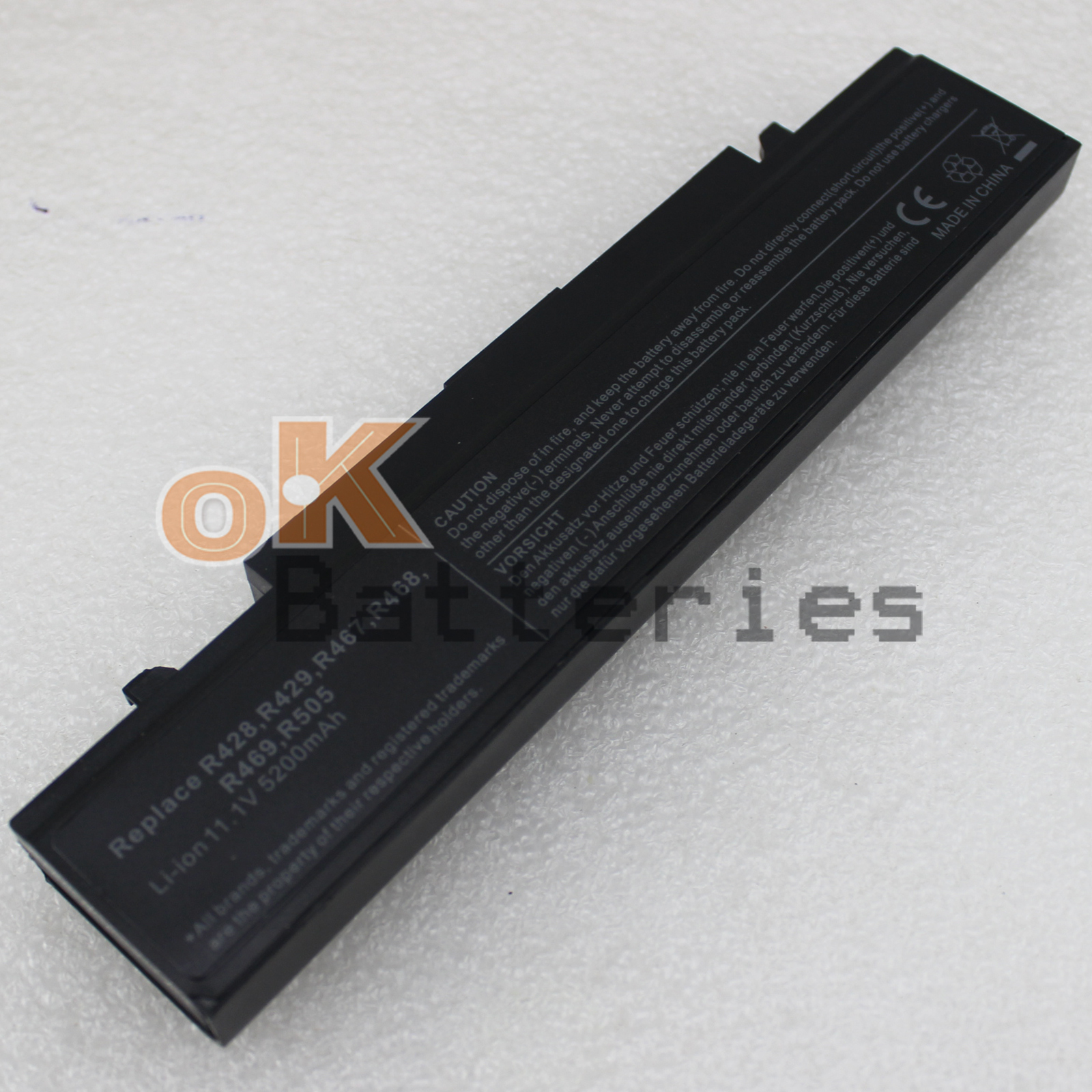 New 11.1V/10.8V 5200mAh Battery AA-pb9nc6b For SAMSUNG RV520 RC512 RV511
