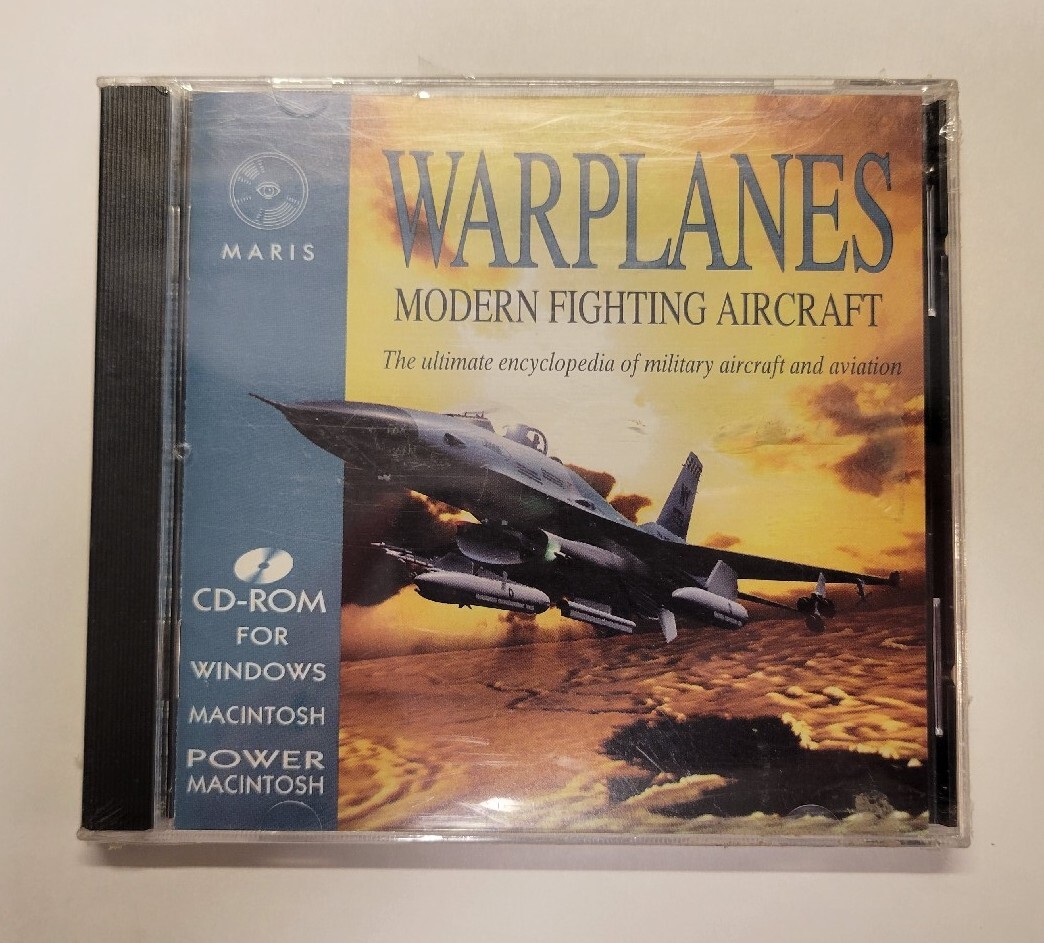 Warplanes Modern Fighting Aircraft Encyclopedia (PC CD-ROM, 1994)