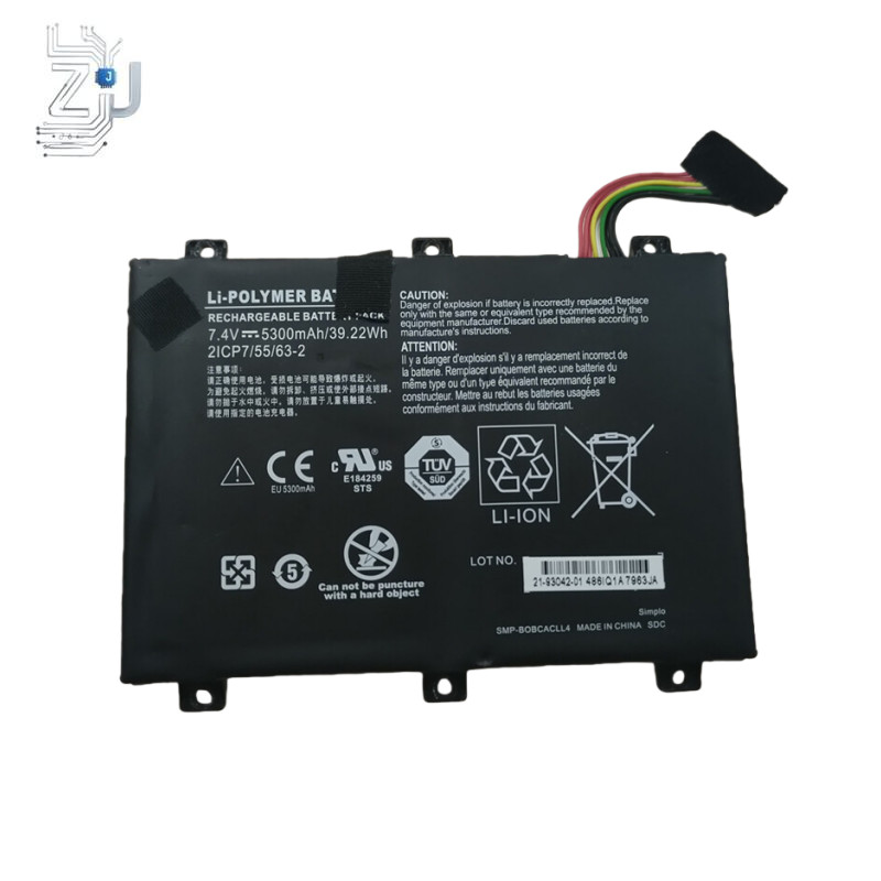 SMP-BOBCACLL4 2ICP7/55/63-2 Battery For Xplore B10 IX101B2 D10 iX101B1