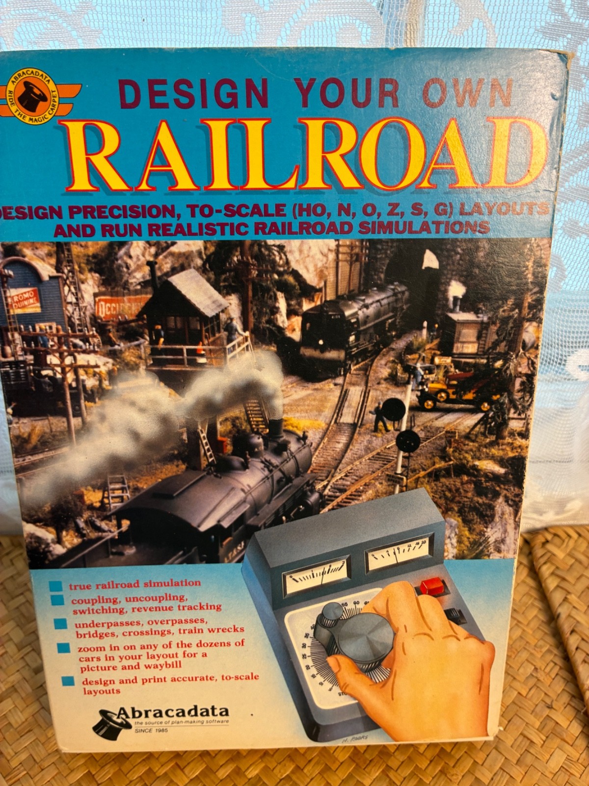 Abracadata Design Your Own Railroad Vintage Software Box Set Version 1.1 IBM Com