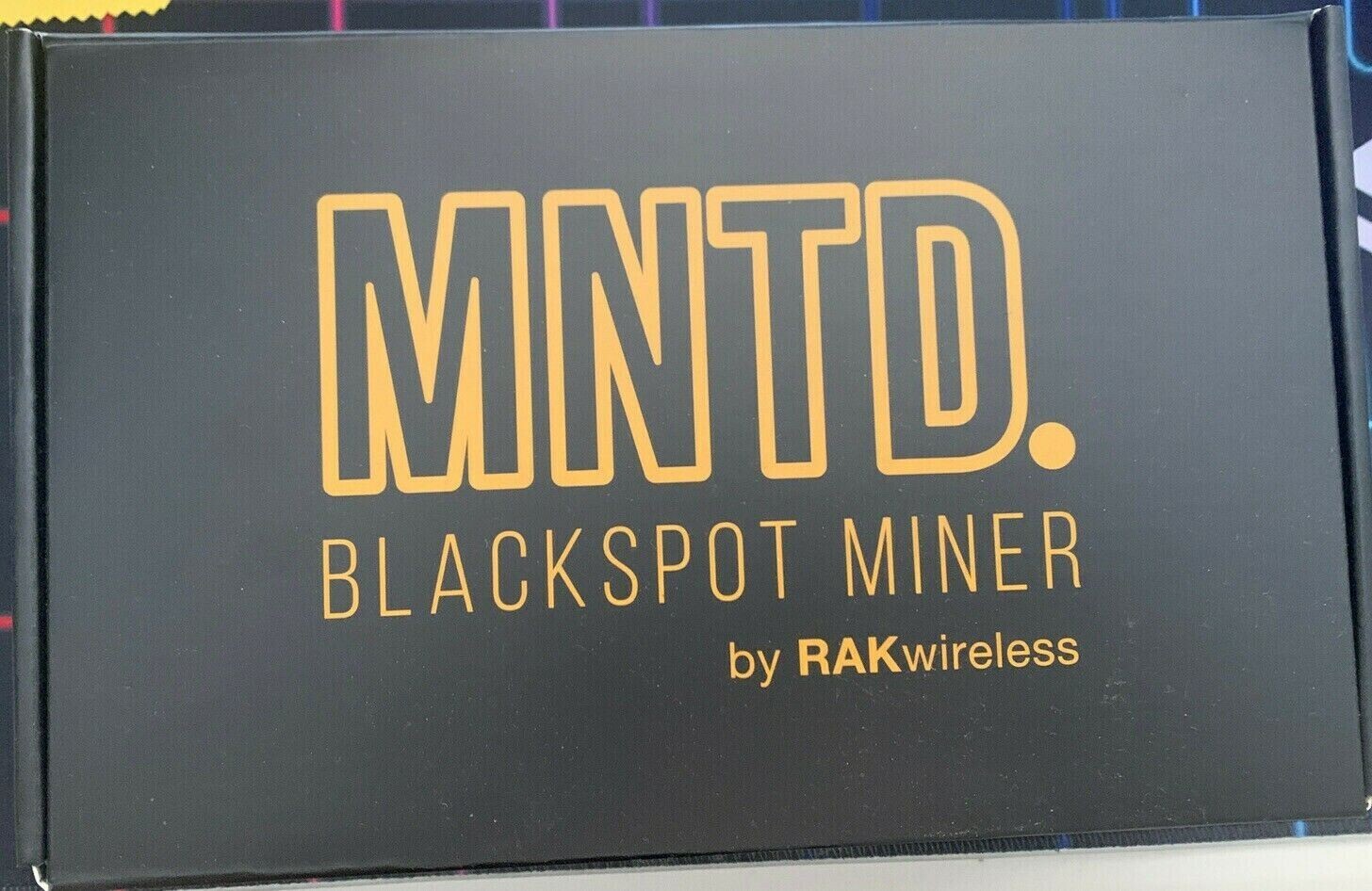MNTD Rak Helium Miner BLACKSPOT US915 HNT Black Hotspot (in hand) Brand New NIB
