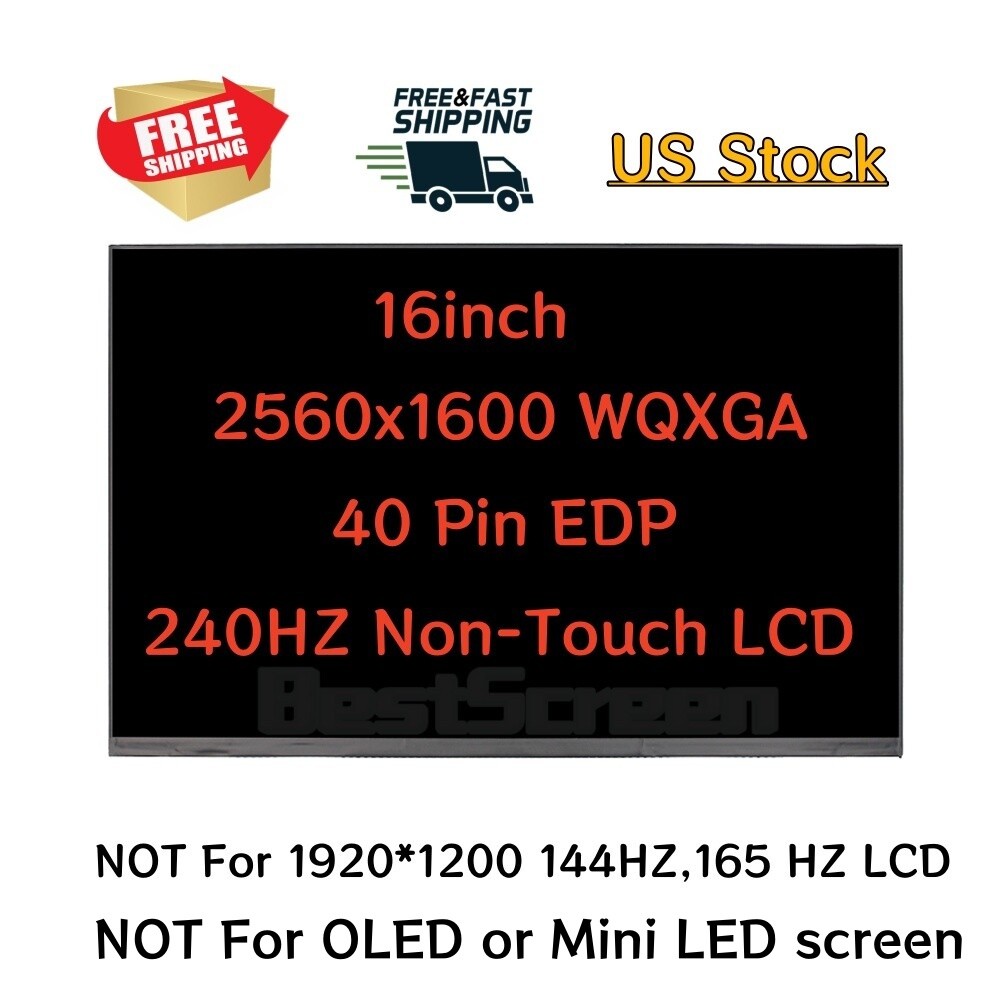 For Lenovo Legion Pro 5 7 16IRX8 16ARX8 Screen IPS LCD MNG007DA2-3 F 5D11L40981