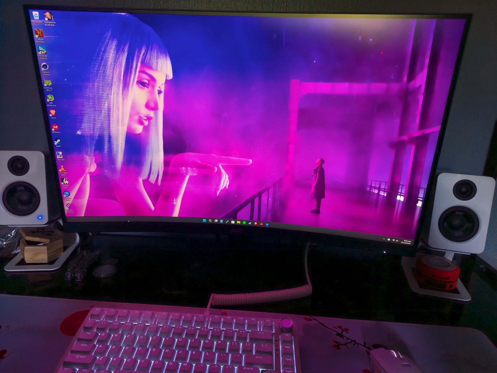 32 Inch Curved Gaming Monitor 2K QHD 180Hz VA 0.5ms HDR, CQ32G4VE 32" QHD 180Hz