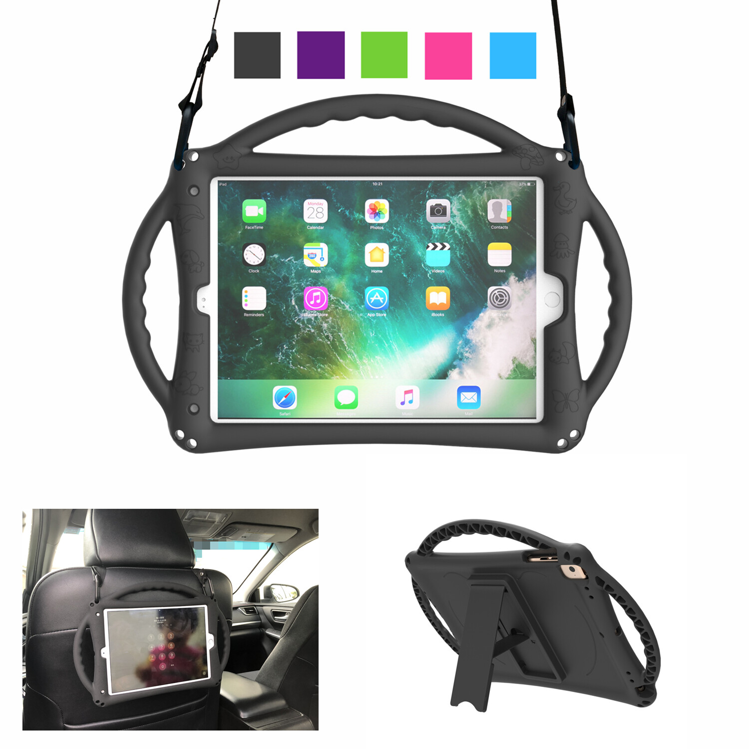 Kids Premium Silicone Case For Apple iPad 9.7" 5th / 6th Gen / iPad 9.7" Air 1/2