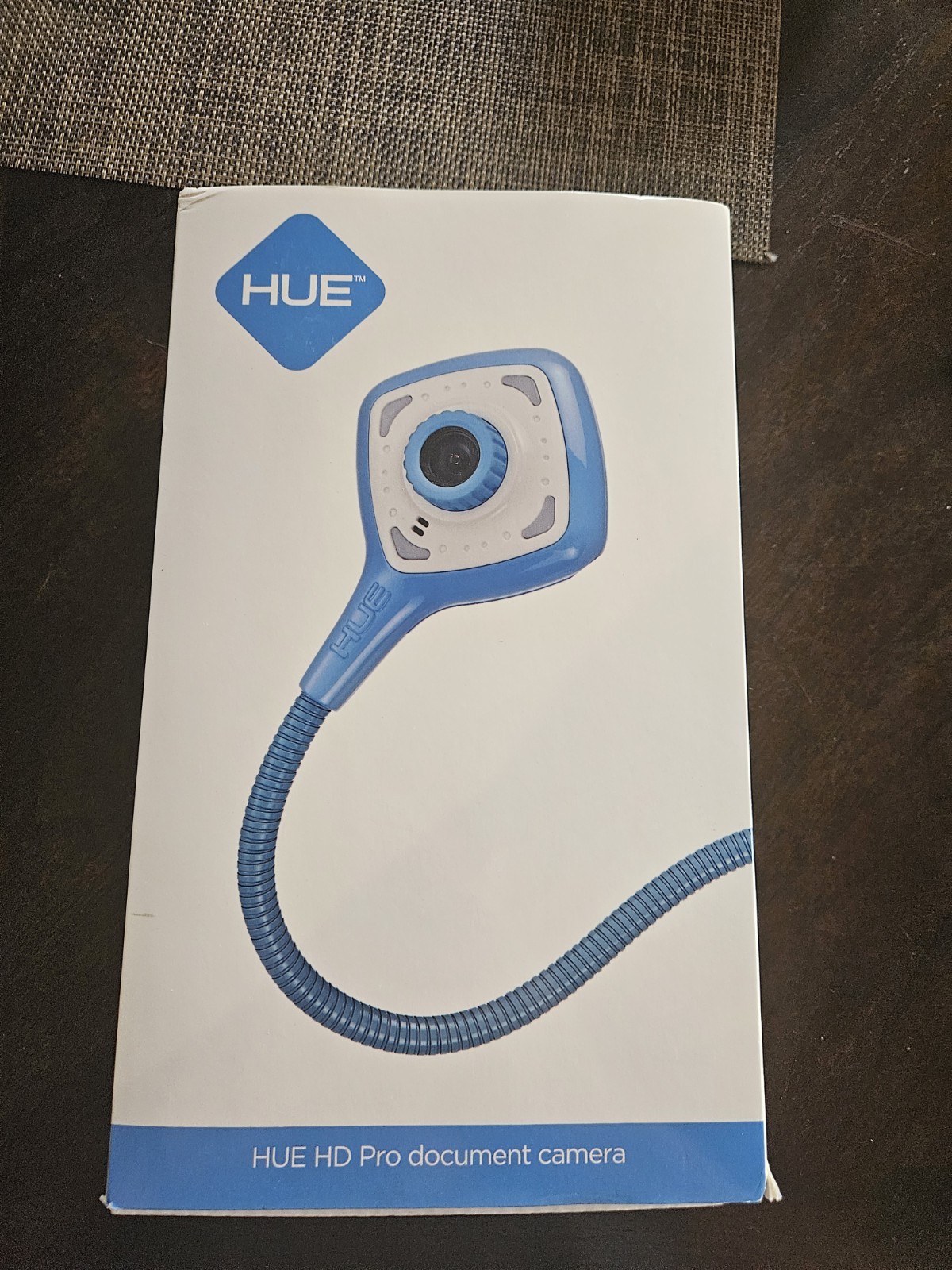 Hue USB HD Portable WebCam Camera for Zoom - Windows/Mac - BLUE- open box 