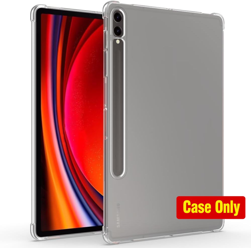 Slim Case for Tab S9+ 2023, Lightweight Clear Soft TPU Protective Cover