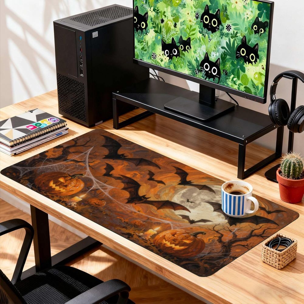 1pc 1pc Suitable for Office & Home Desk Mat with Non-Slip Base, Anti-Curl & We
