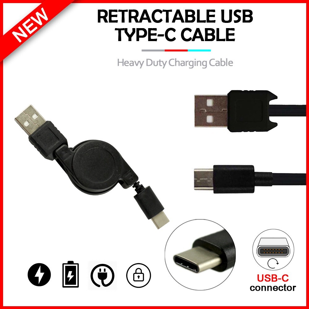 B2G1 FAST Charger USB C Charging Retract Cable For Mini 8.3/ Air 11.0 / Air 13.0