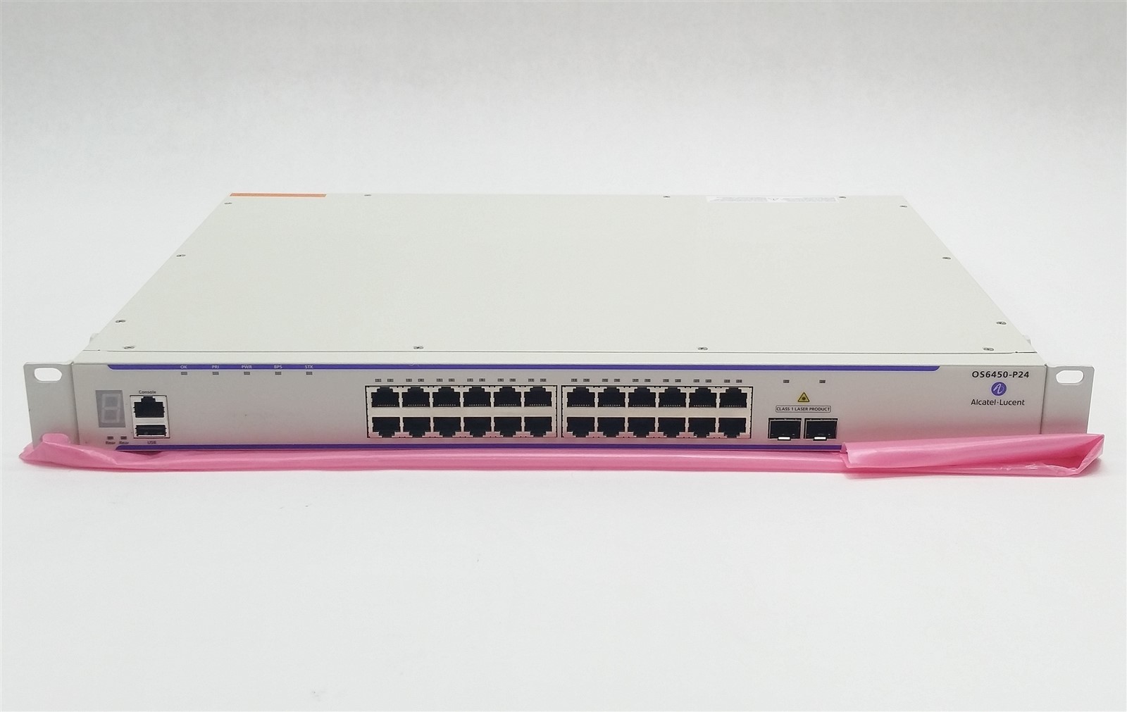 NEW ALCATEL LUCENT OS6450-P24 OMNISWITCH GIGABIT 24-PORT ETHERNET POE SFP SWITCH