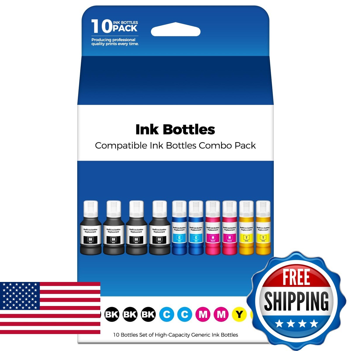 HorsonLife Comptible For EPT502 Ink Bottle ET-2760 ET-2850 ET-3760 ET-3850