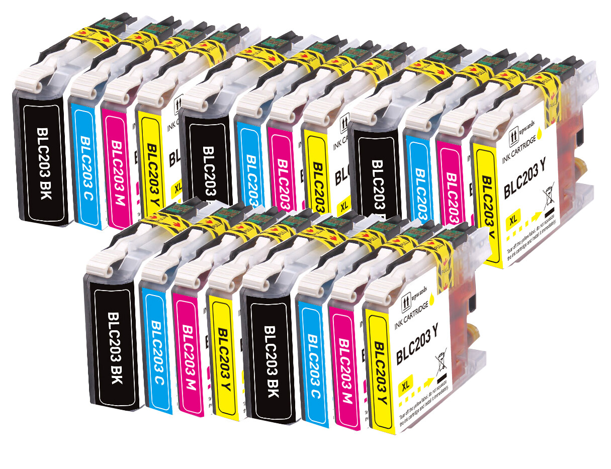 20Pk Printer Ink Compatible with Brother LC203 MFC-J480DW MFC-J5320DW MFC-J460DW