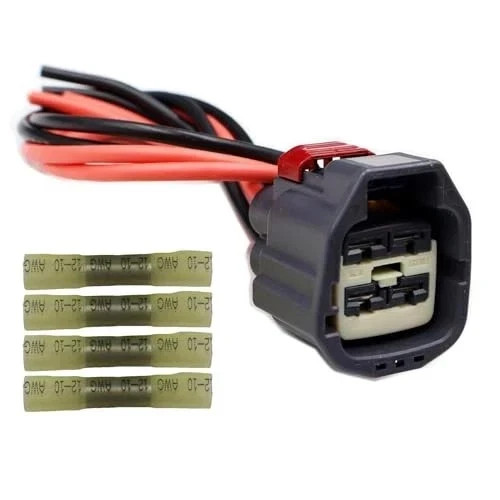 LIZAPUS 4-Way Radiator Cooling Fan Connector for Dodge Challenger