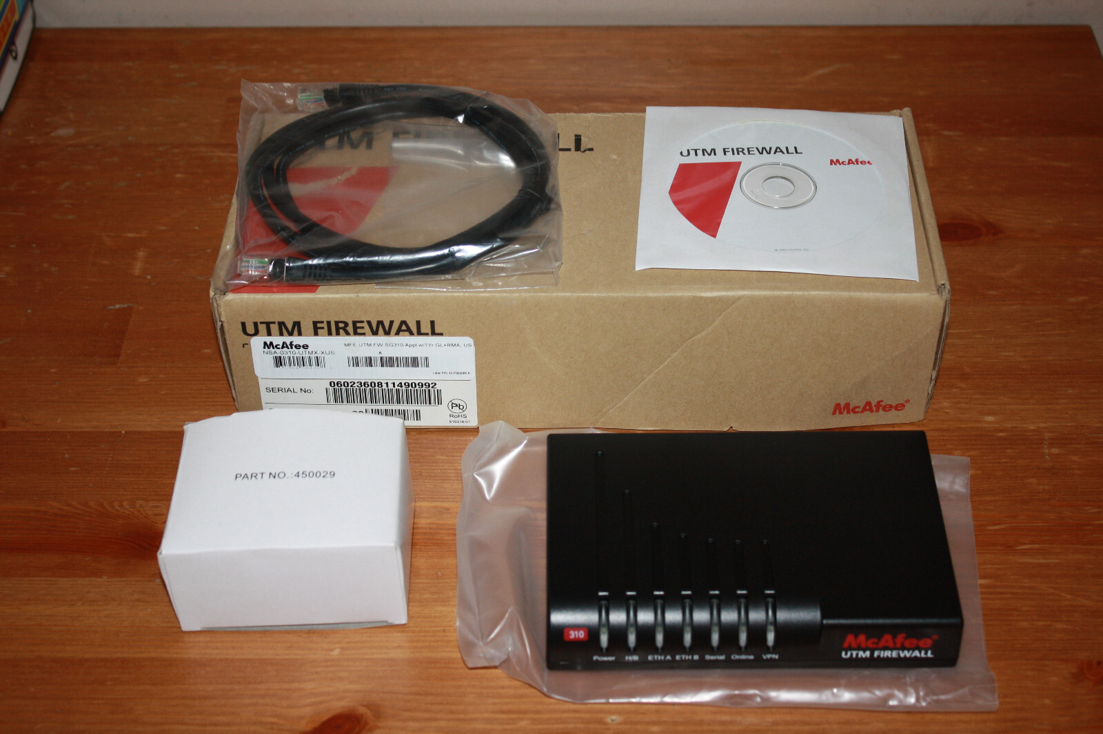 McAfee UTM Firewall SG310 PN: 500088-06 Open Box Fast Shipping