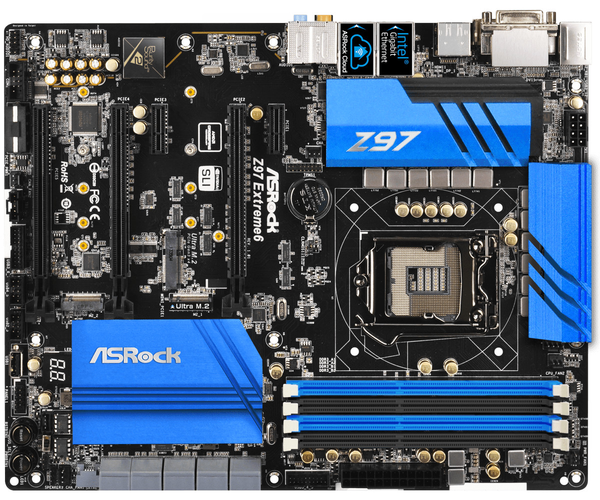 For ASRock Z97 Extreme6 Motherboard LGA1150 DDR3 ATX Mainboard.