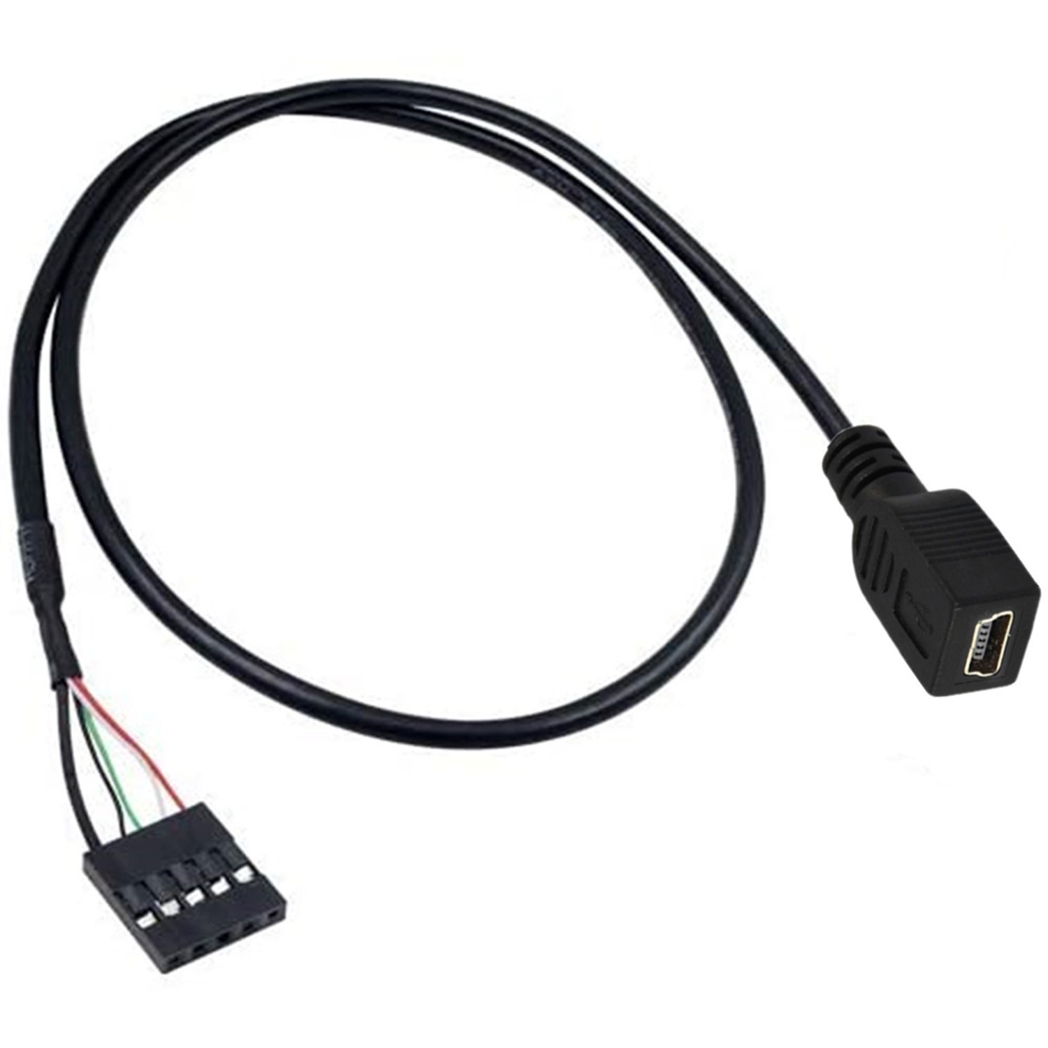 Mini USB 5 Pin Female to Dupont 5P Female USB Header Motherboard Extended Cable
