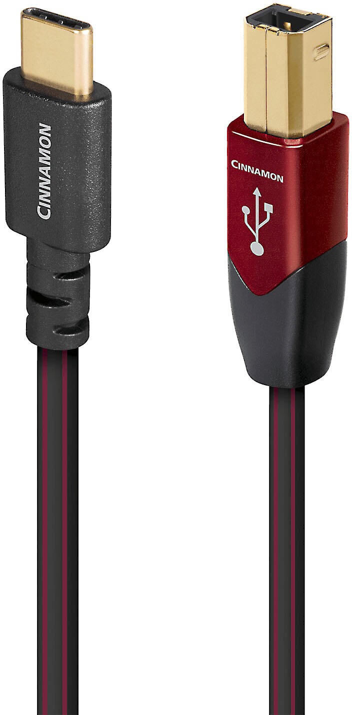 AudioQuest Cinnamon USB C to B cable .75m/2'5" feet