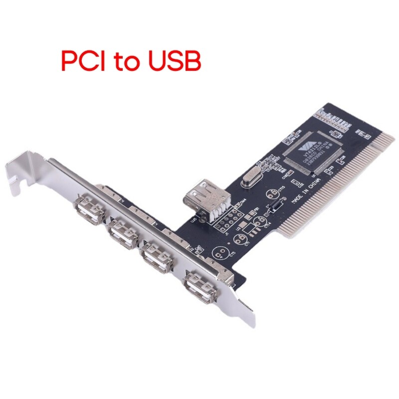 1pc Internal 4 Port USB 2.0 PCI USB Controller Card for Vista for Windows ME XP