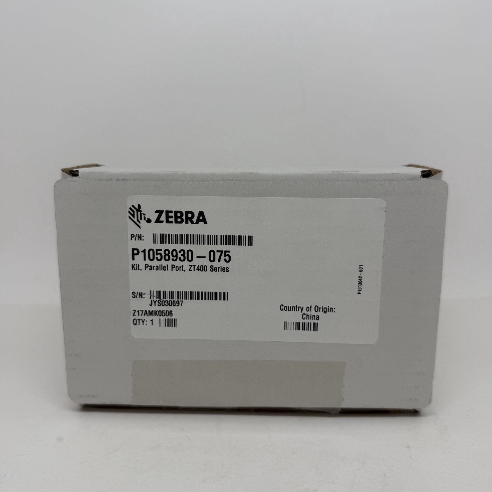 Zebra Genuine P1058930-075 Parallel Port Kit ZT411 ZT421 ZT400 Series New Sealed
