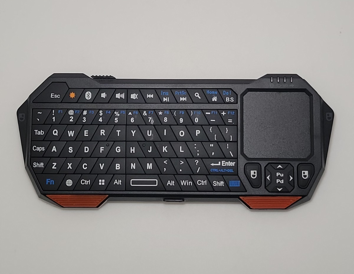Fosmon 30FT Mini Wireless Bluetooth Keyboard Touchpad for iOS Android Windows