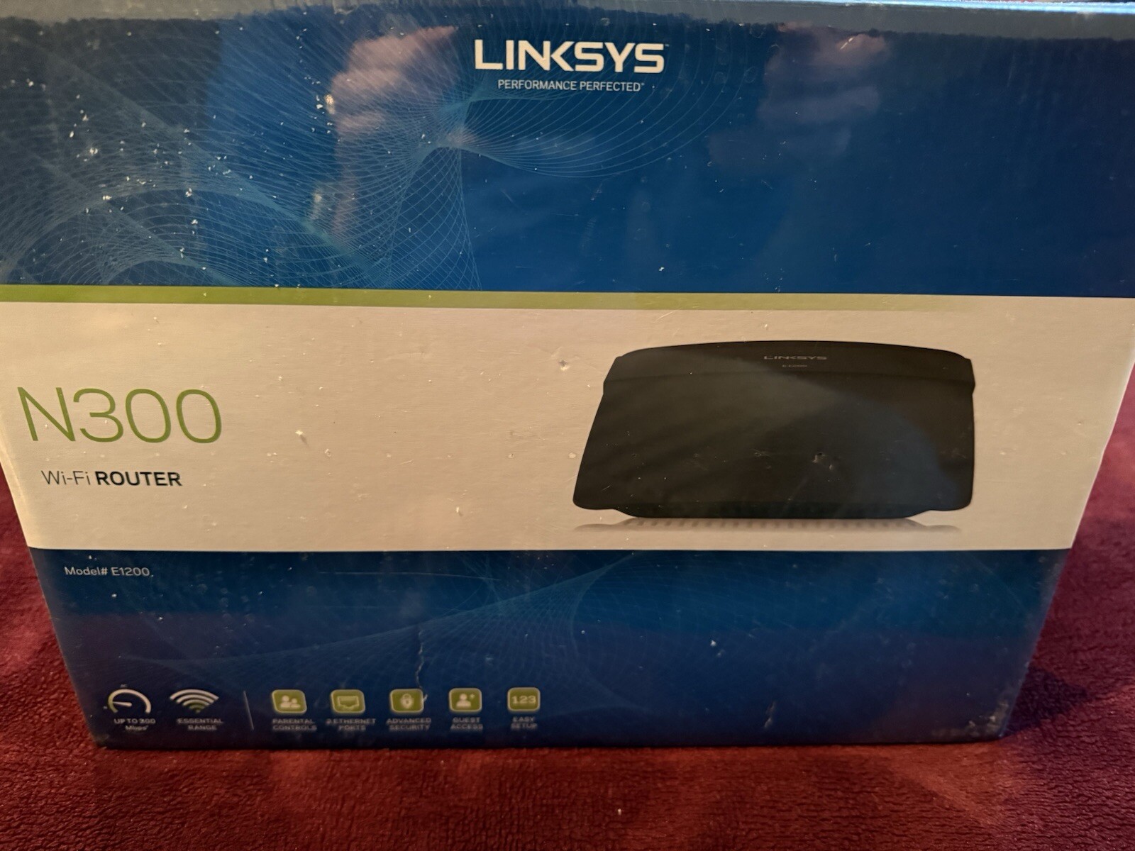 New  Linksys N300 WiFi Wireless Router Sealed Package; NIB. Easy Setup