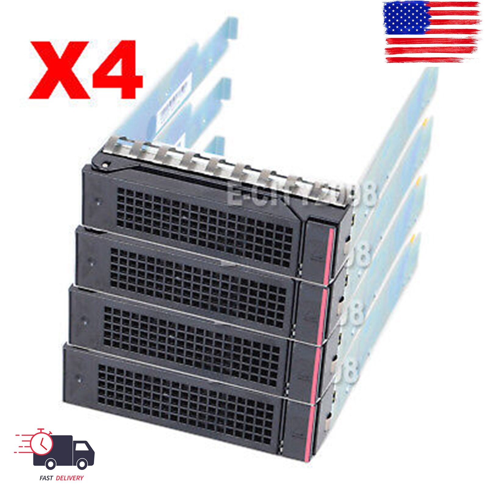 4PCS 3.5" SATA HDD Tray Caddy 03T8898 For Lenovo ThinkServer RD650 RD550 RD450