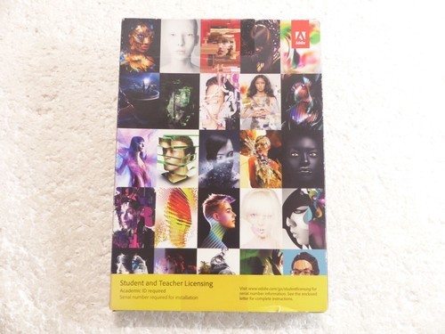 Adobe Creative Suite 6 Master Collection Windows Mac Student / Teacher