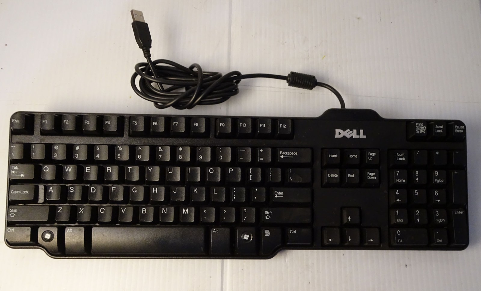 Dell SK-8115 USB Wired Keyboard - Black Tested