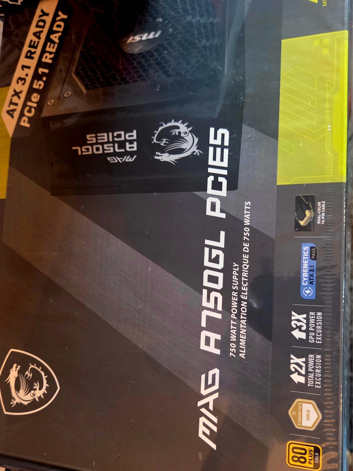 More Gaming Power MSI MAG 750 W
