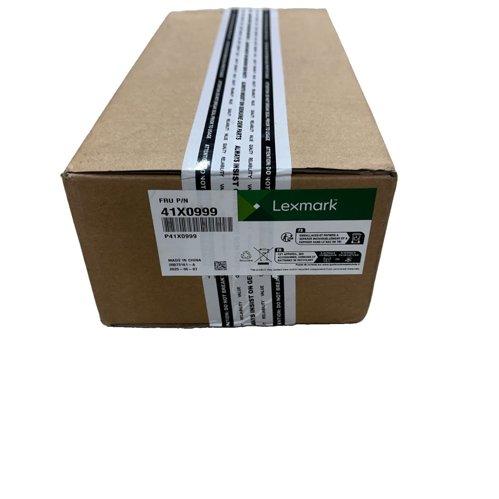 Genuine Lexmark 41X0999 OEM Parts Paper Feeder Kit 2025-06-07