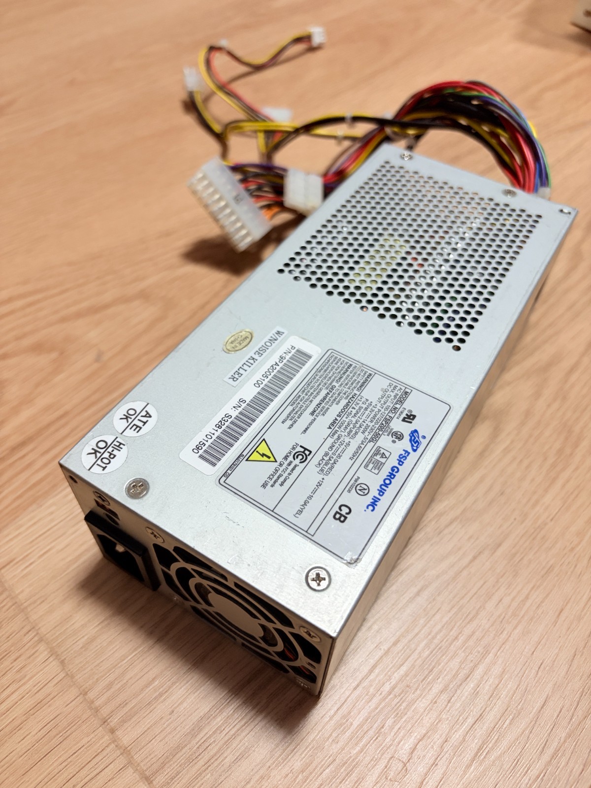 FSP Group Power Supply Model FSP200-50GL 200W P/N 9PA2005100 w/ 20Pin & 4Pin 12V